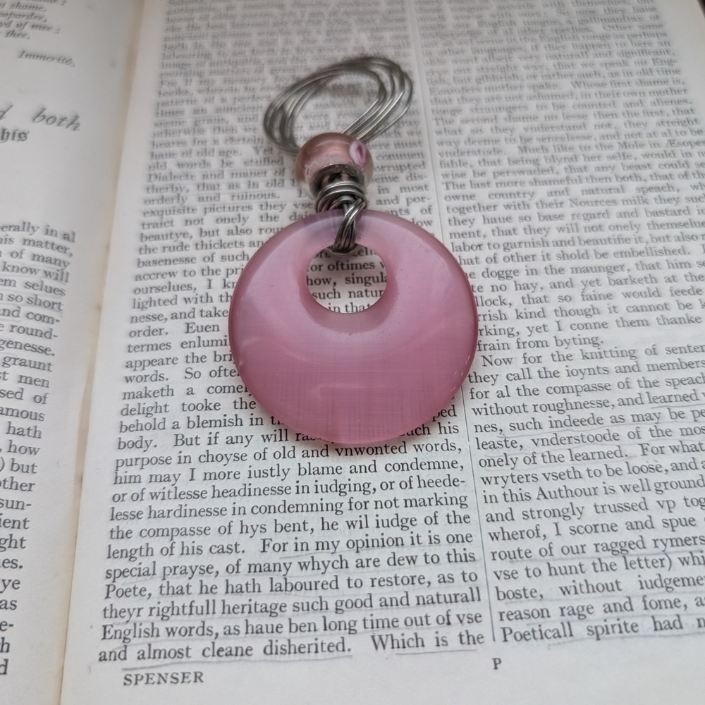 Pink Pendant Keychain - Picture 3 of 6